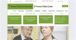 Desktop Screenshot of ithacahealth.org