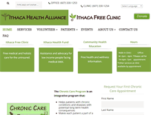 Tablet Screenshot of ithacahealth.org